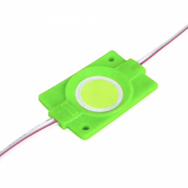 LED модуль BRT COB 2.4Вт круглий GREEN 12В IP65 Зелений